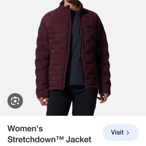 Womens past season Stretch down hooded jacket